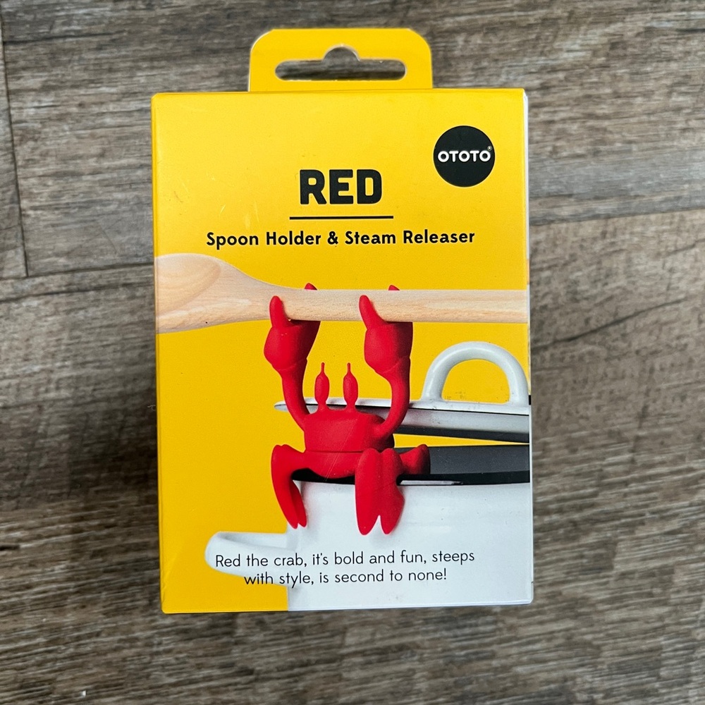 OTOTO Red Crab Spoon Holder